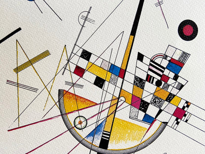 Wassily Kandinsky Lithograph Signed Coa - Josef Albers Le Corbusier