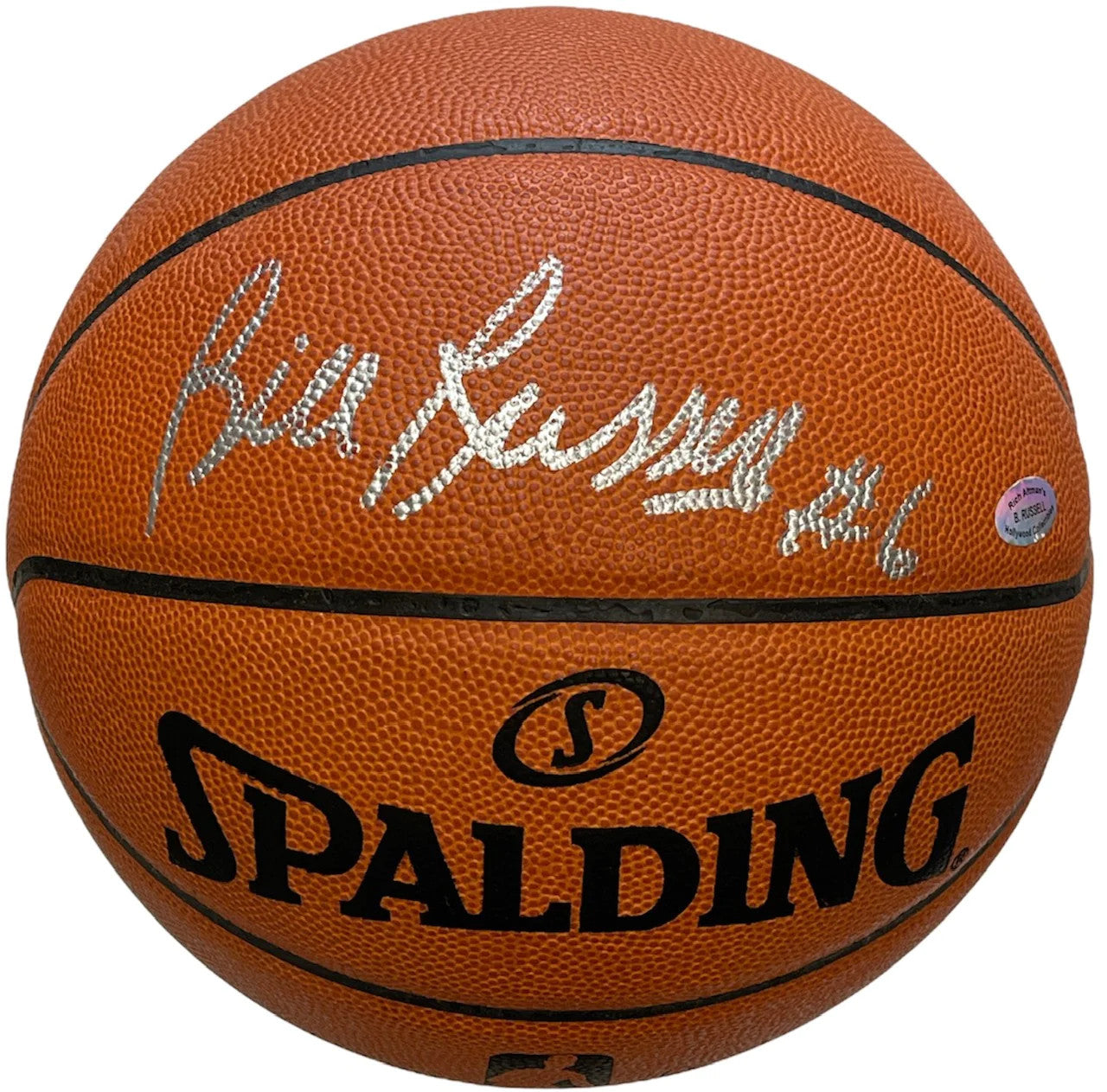 Bill Russell Signed Autographed Leather Basketball