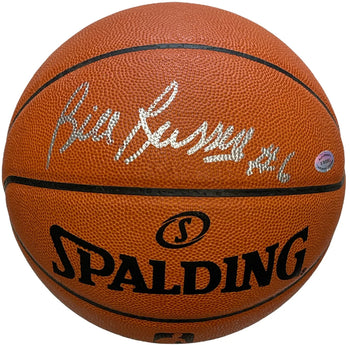 Bill Russell Signed Autographed Leather Basketball