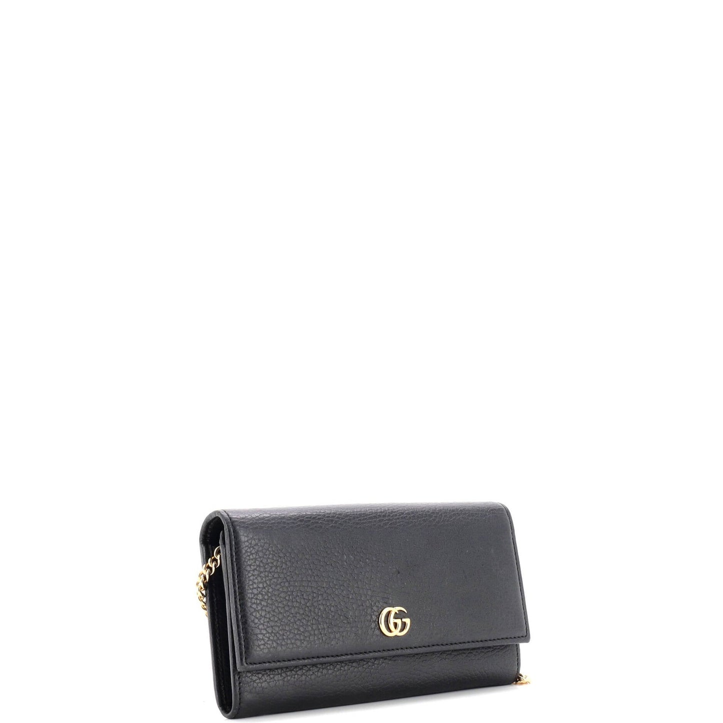 Gucci Gg Marmont Continental Chain Wallet Leather