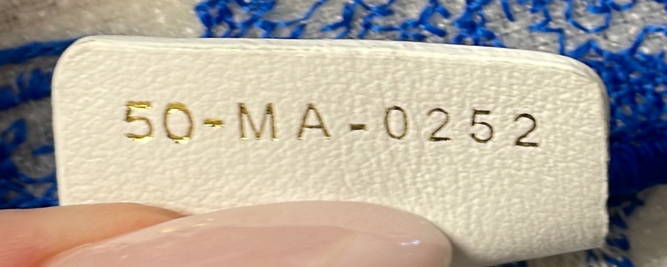 Christian Dior Diorcamp Messenger Bag Embroidered Canvas Small