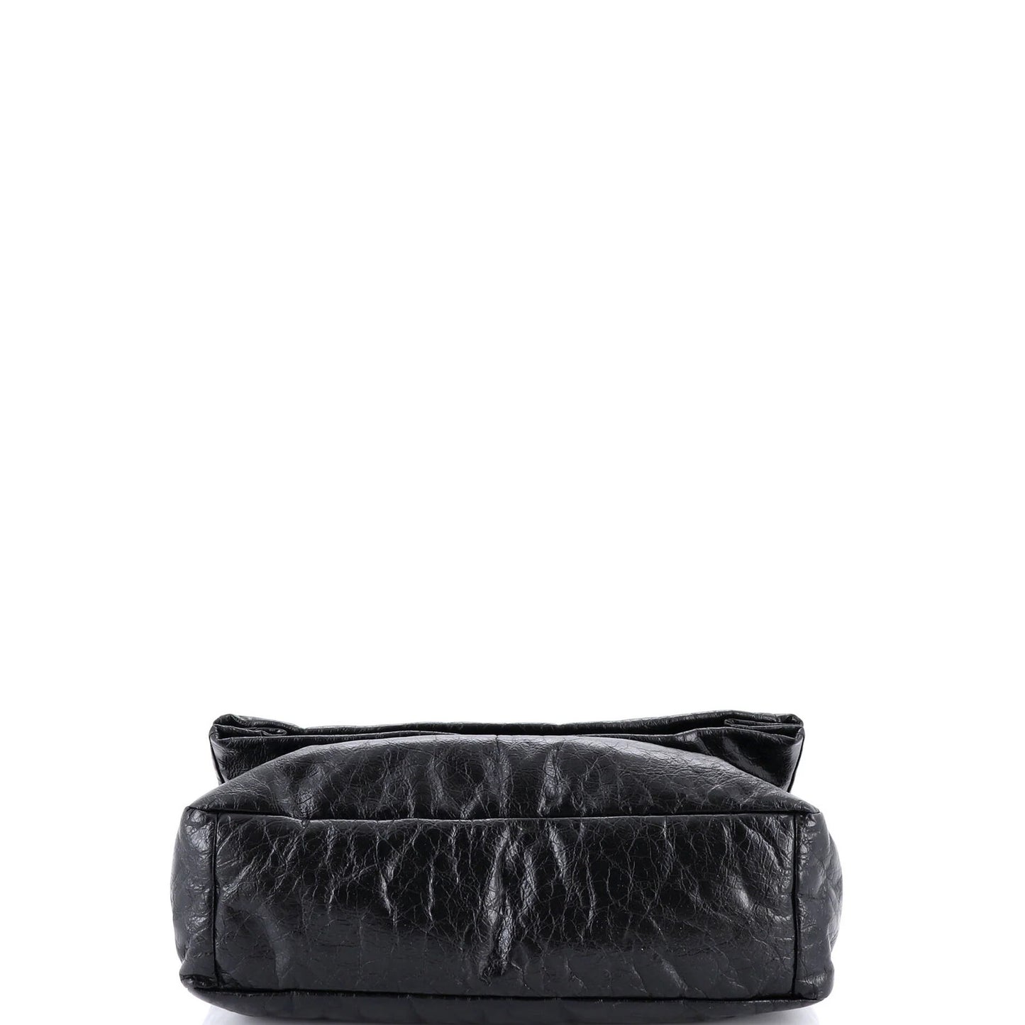 Balenciaga Monaco Chain Flap Shoulder Bag Leather Large