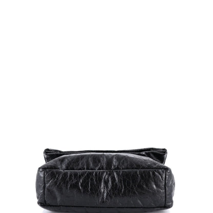 Balenciaga Monaco Chain Flap Shoulder Bag Leather Large