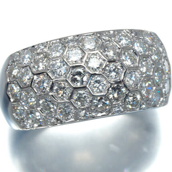 Diamond 1.55Ct Paved Honeycomb Ring 900 Platinum