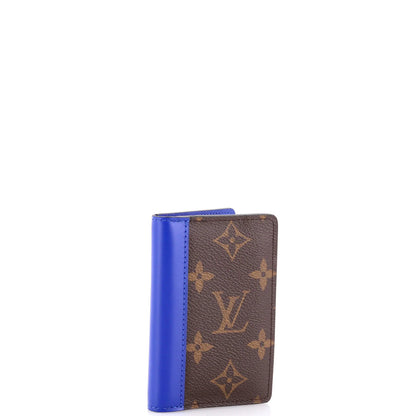 Louis Vuitton Pocket Organizer Macassar Monogram Canvas And Leather