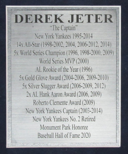 Derek Jeter Hof 8X10 Photo Collage With Hof Patch