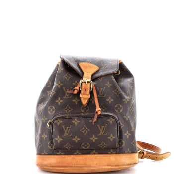 MM Louis Vuitton Vintage Montsouris Backpack Monogram Canvas