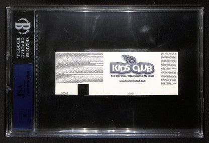 Marcus Mariota Signed 2015 Titans Full Ticket Most Tds 1St 3 Games Bas 201848