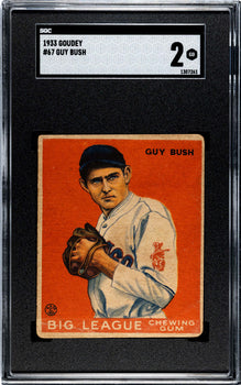 Guy Bush 1933 Goudey #67 Sgc 2