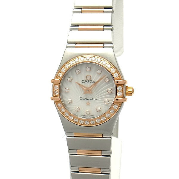 Omega Constellation 111.25.23.60.55.003 White Ladies Used Watch #21011