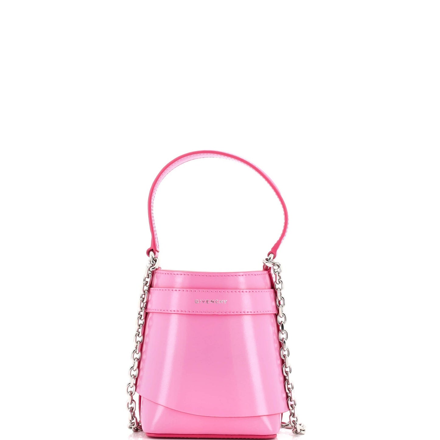 Givenchy Gv Shark Lock Bucket Bag Leather Micro