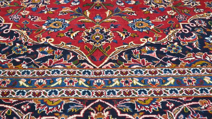 Vintage Wool Oriental Rug Floral Traditional