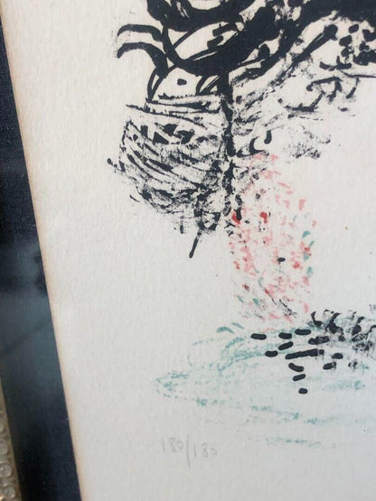 Marc Chagall Original Lithograph Print With Coa