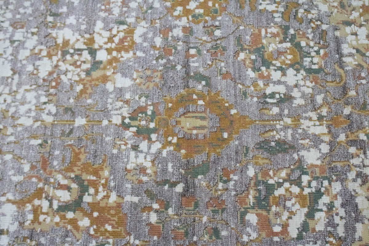 Oriental Area Rug Distressed Carpet Muted Wool Silk Bamboo 5X8 Home Dcor