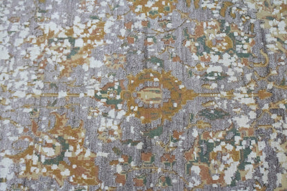 Oriental Area Rug Distressed Carpet Muted Wool Silk Bamboo 5X8 Home Dcor