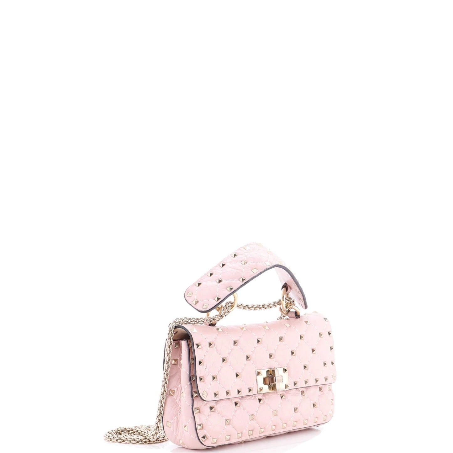 Valentino Garavani Rockstud Spike Flap Bag Quilted Leather Small