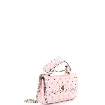 Valentino Garavani Rockstud Spike Flap Bag Quilted Leather Small