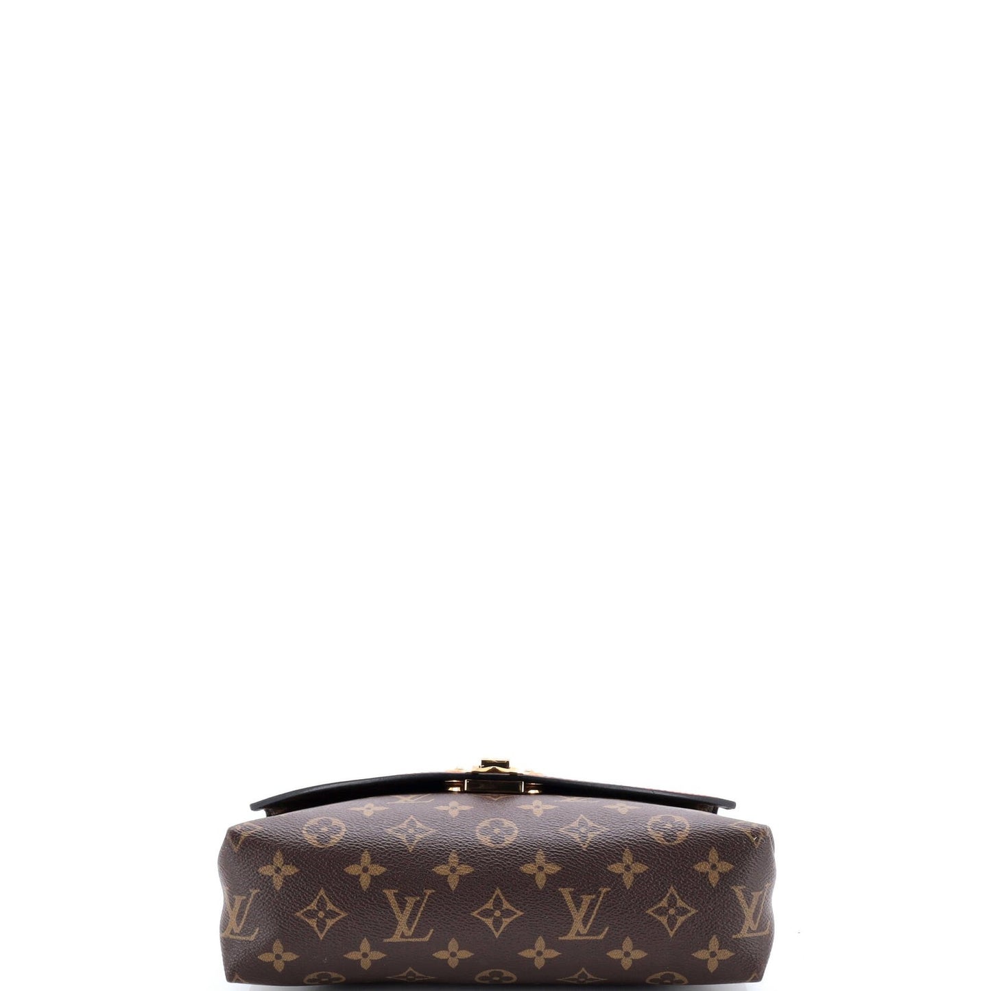 Leather Louis Vuitton Saint Placide Handbag Monogram Canvas and