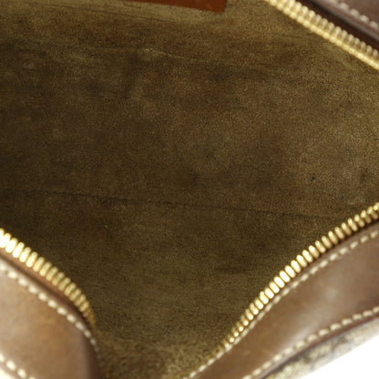 Gucci Chain Crossbody Bag Gg Coated Canvas And Leather Mini