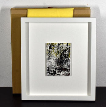 Steven Cox Oil On Paper Original Paintings Unique Work Abstract 2015 Yellow