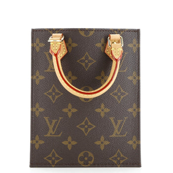 Louis Vuitton Petit Sac Plat Bag Monogram Canvas