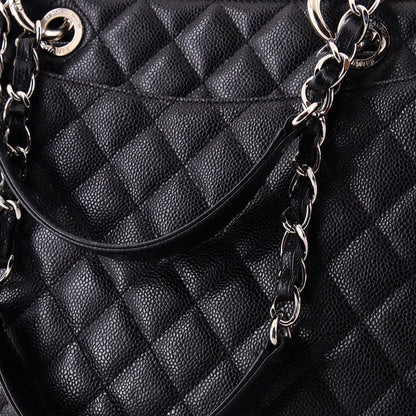 Chanel Grand Shopping Tote Quilted Caviar Xl