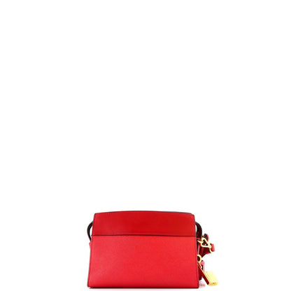 Prada Esplanade Crossbody Bag Saffiano With City Calf Small
