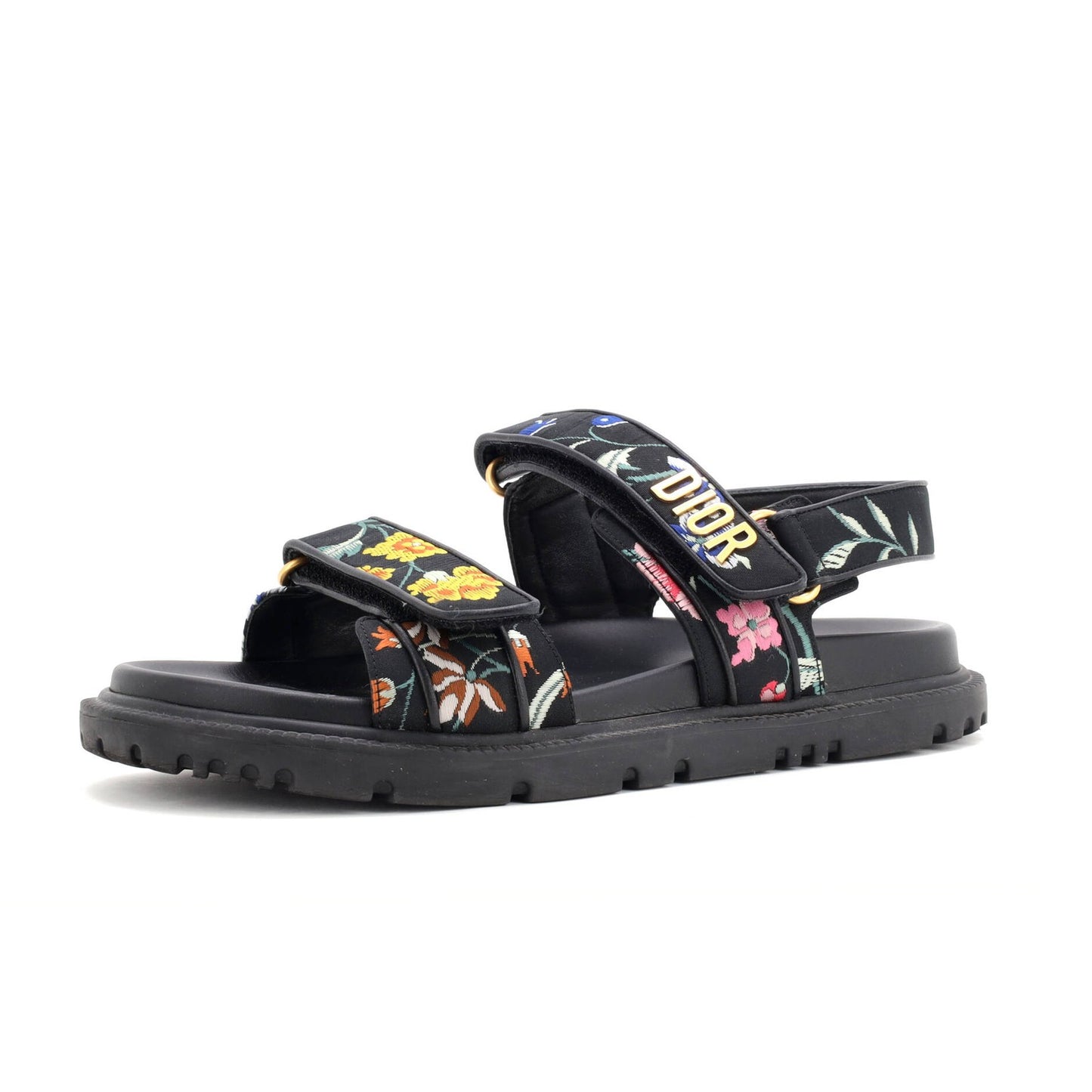 Christian Dior Women'S Dioract Sandals Printed Technical Fabric