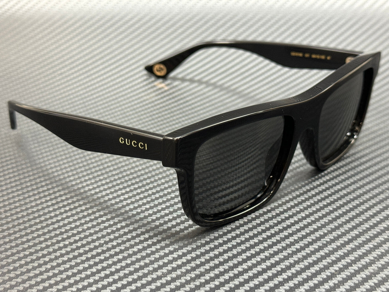 GUCCI GG1618S 001 Black Grey Men's Medium 56 mm