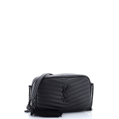 Saint Laurent Lou Camera Bag Matelasse Chevron Leather Mini