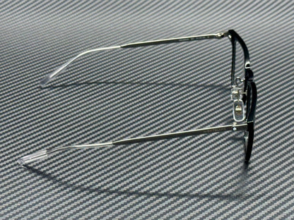 MONT BLANC MB0395ON 001 Shiny Black Silver 51 mm Medium Eyeglasses
