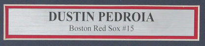 Dustin Pedroia Autographed 8x10 Photo Boston Red Sox Framed Beckett 188966