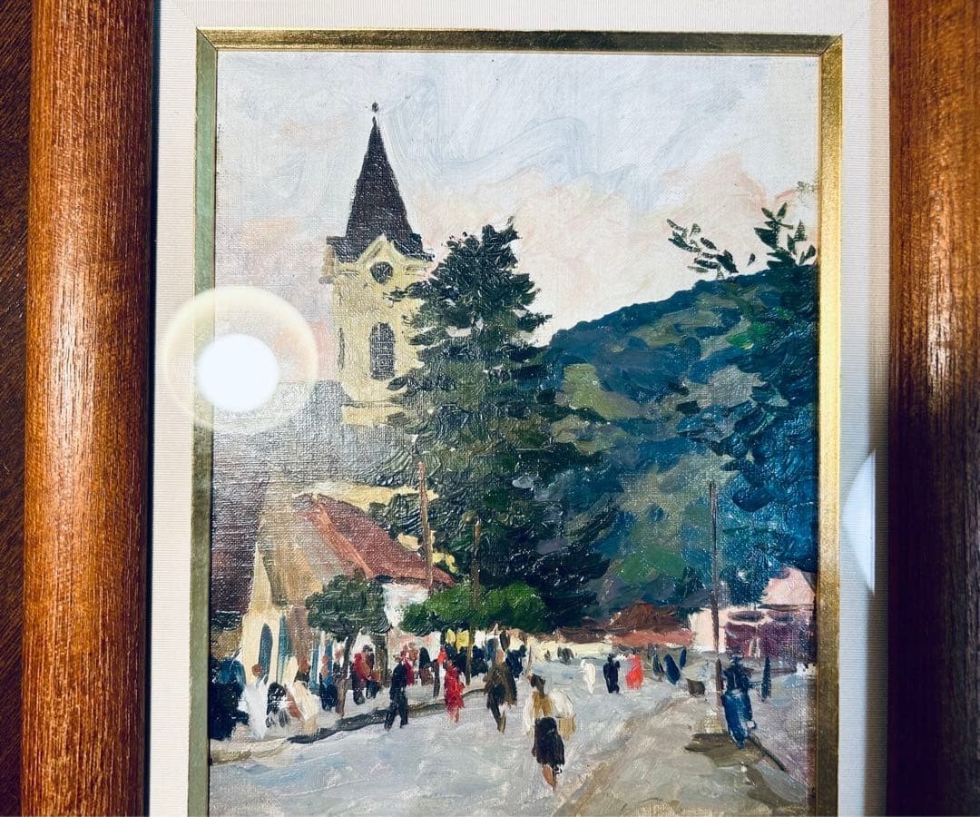 Oil Painting Signed Framed Original Soviet 1951 at Rakov Nikolai Osenev