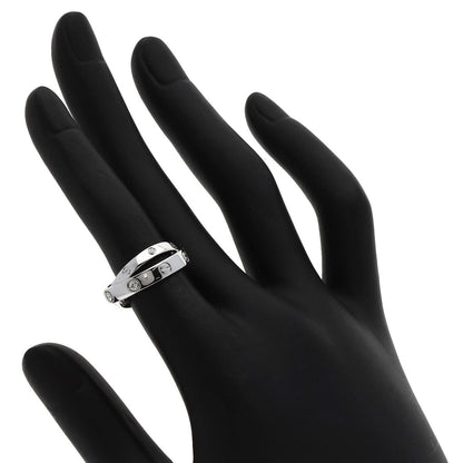 Cartier Ring Be Love Ring Diamond #47 K18 White