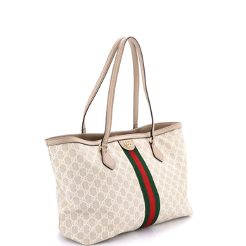 Gucci Ophidia Shopping Tote Gg Coated Canvas Medium