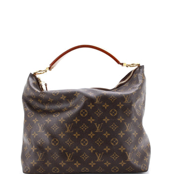 Louis Vuitton Sully Handbag Monogram Canvas Pm