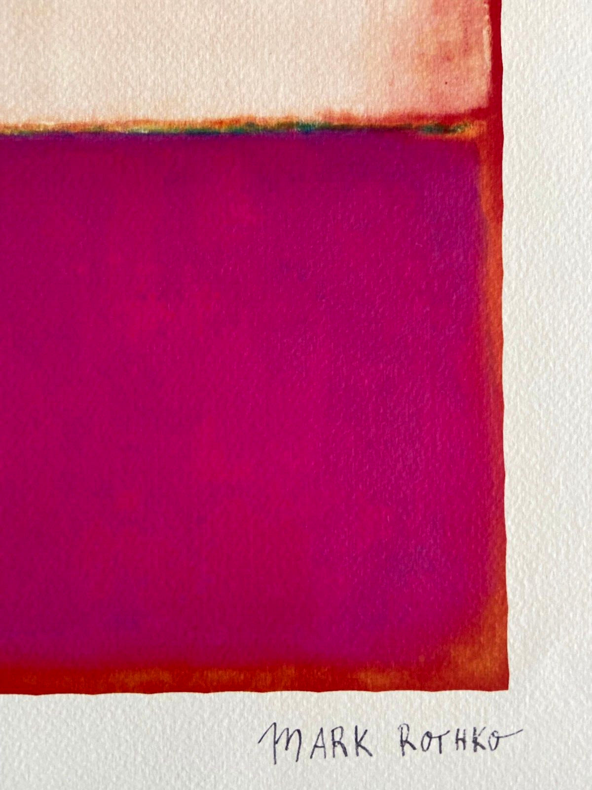Mark Rothko Lithograph