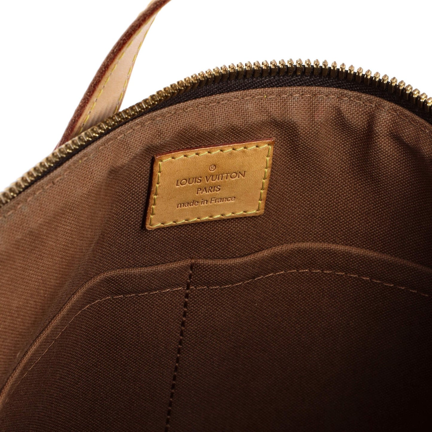 Louis Vuitton Palermo Handbag Monogram Canvas Pm