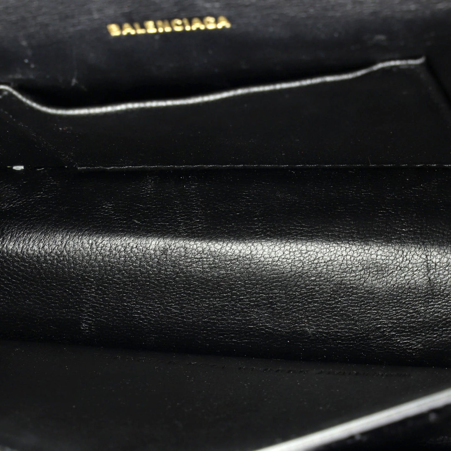 Balenciaga Sharp Top Handle Bag Crocodile Embossed Leather Xs