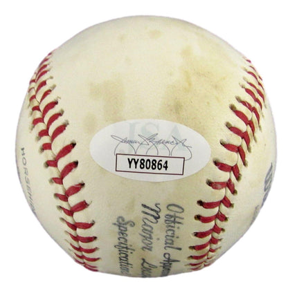 Bill Dickey Hof Signed/Auto Wilson Official Size Baseball Yankees Jsa 191762