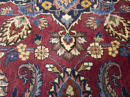 Handmade Traditional Classic Floral Style Oriental Rug Wool Home Carpet 10X13