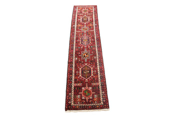 4'6X10 Ft Handmade Tribal Runner Rug Reindeer