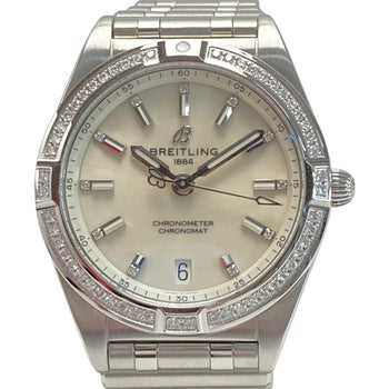 Breitling A77310 Silver Case Size 32Mm Ladies Used Watch #23111