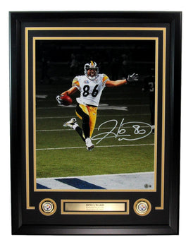 Hines Ward Signed/Auto 16X20 Photo Pittsburgh Steelers Framed Beckett 194132