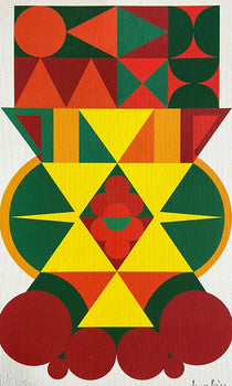 Auguste Herbin Lithograph Signed Numbered By Hand Certificate