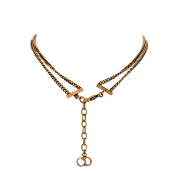 Christian Dior J'Adior Chain Choker Necklace Metal
