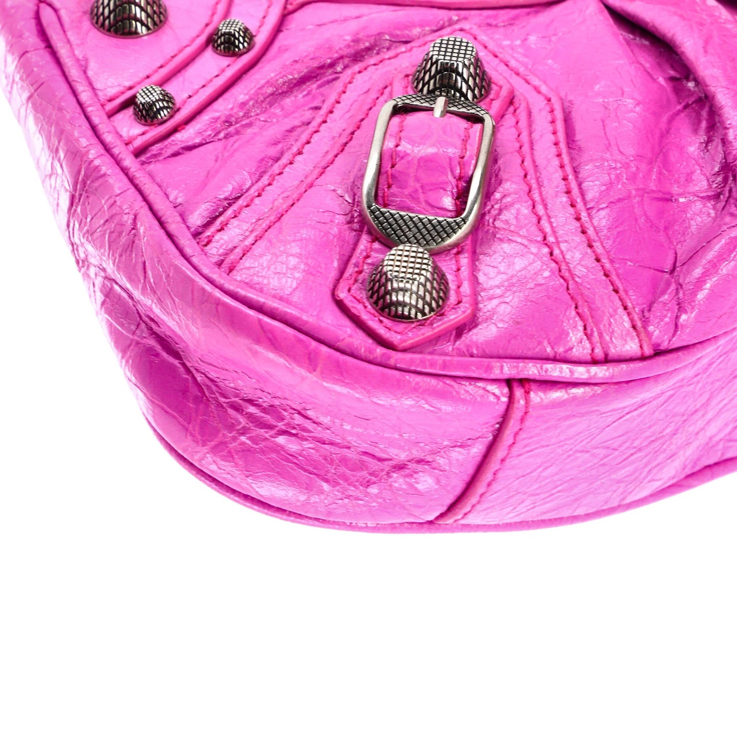 Balenciaga Le Cagole Giant Studs Shoulder Bag Leather Mini