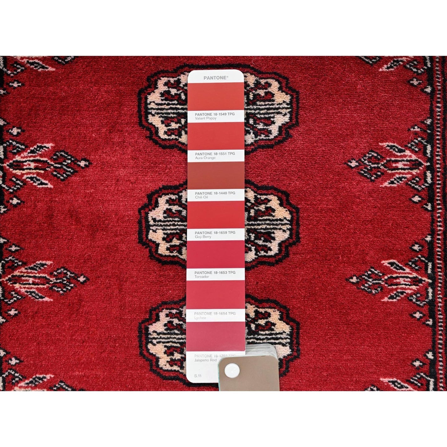 2'6"X8' Red Princess Bokara Tribal Medallions Rug Wool Hand Knotted Runner