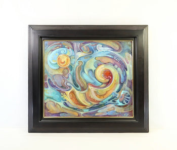Nino Karumidze 2001 Original Oil Painting 