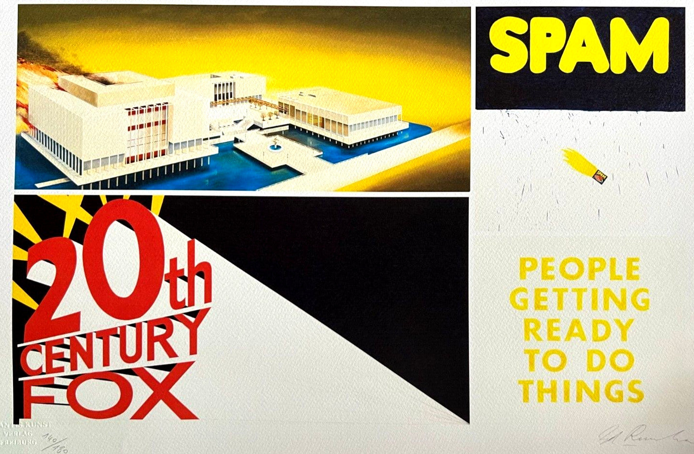 Ed Ruscha Lithograph